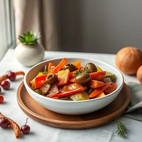 Chicago-Style Olive Giardiniera (Spicy & Oil-Packed)