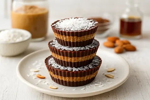Nutritious No-Bake Coconut Almond Butter Cups