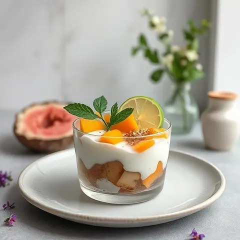 Thai Coconut Yogurt Lime Parfait