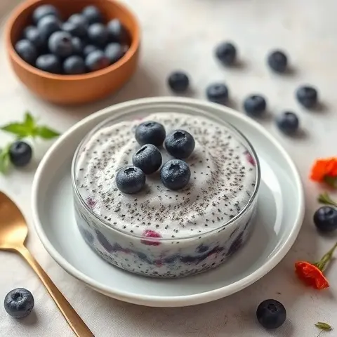 Blueberry Chia Pudding