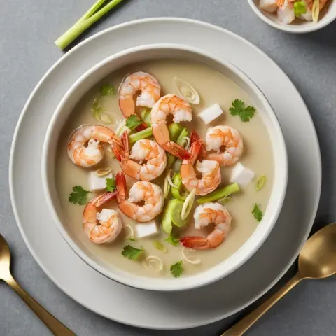 Shrimp and Lemongrass Coconut Soup