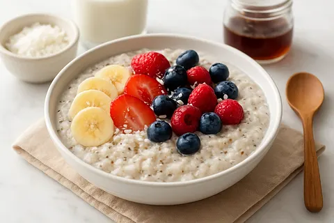 Warm Coconut-Rice Porridge Alternative
