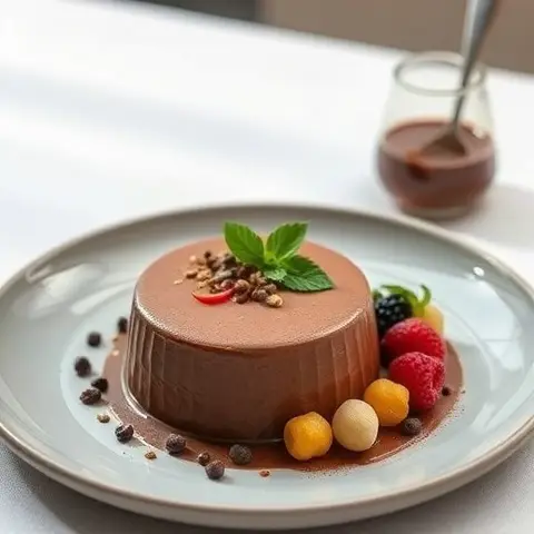 12 Sesame-Free Tahini Cocoa Mousse with Sunflower Butter