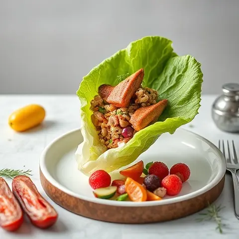 Sardine Collagen Nicoise Lettuce Cups