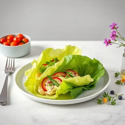 Mediterranean Collagen Egg Salad Lettuce Wraps