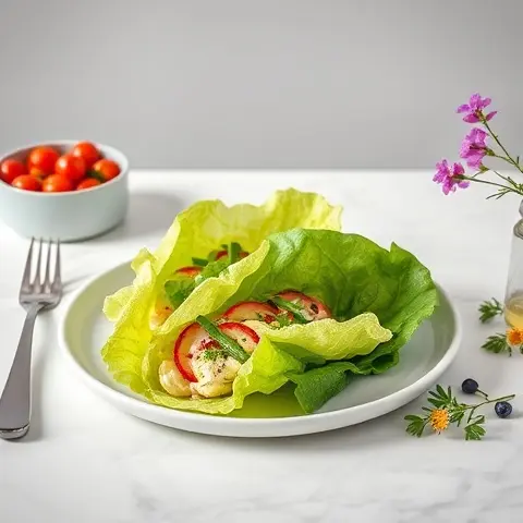 Mediterranean Collagen Egg Salad Lettuce Wraps