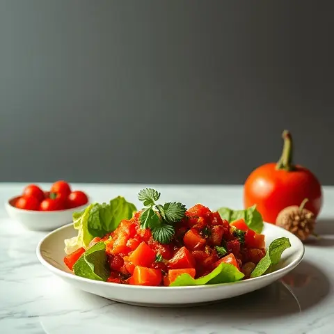 Spicy Tomato-Onion Chutney (Sugar-Free)