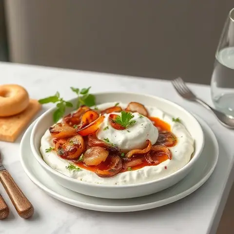 Caramelized Onion and Balsamic Ricotta Dip (Low-Sugar)