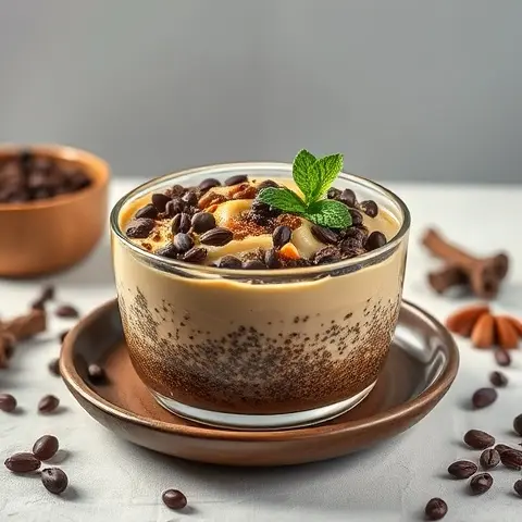 Decadent Mocha Chia Pudding Delight