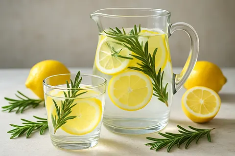 Rosemary-Lemon Infused Water