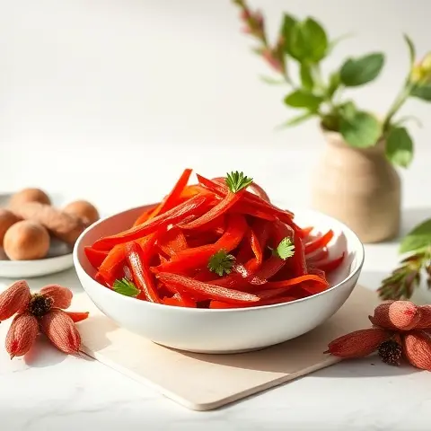Sugar-Free Pickled Red Ginger (Beni Shoga)
