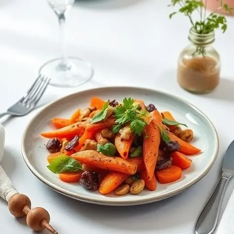 Cumin-Roasted Carrot Salad with Tahini