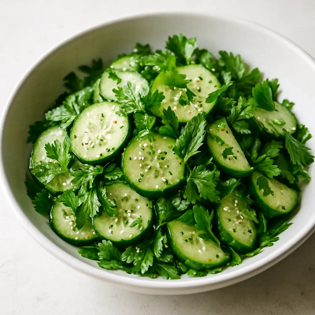 Refreshing Cucumber & Fresh Herb Salad