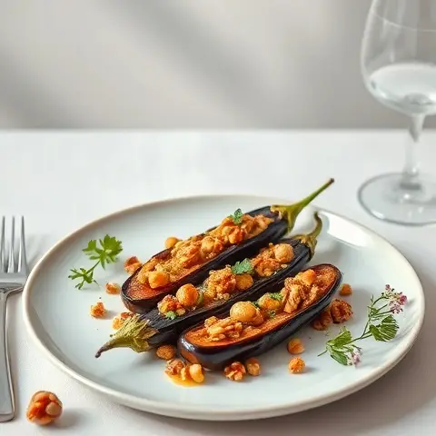 Makdous: Oil-Cured Baby Eggplants with Walnuts