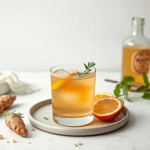 Ginger-Apple Cider Vinegar Tonic