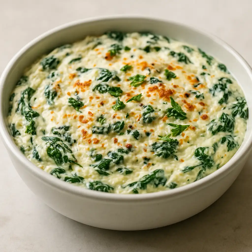 Mascarpone-Spinach Warm Dip (Low-Carb)