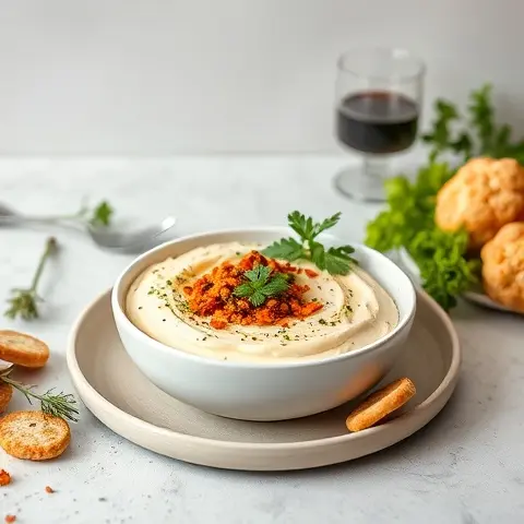 Charred Cauliflower Mexican Street Dip