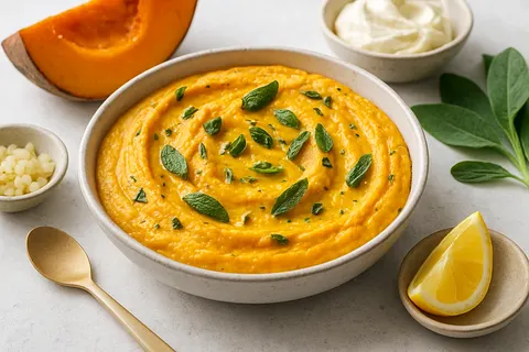 Creamy Roasted Pumpkin & Sage Mascarpone Dip