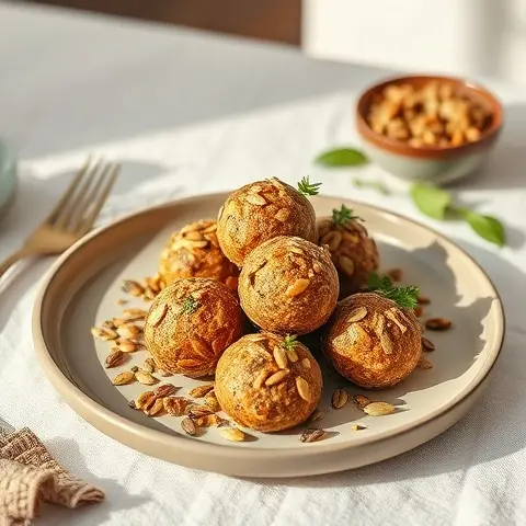 Nut-Free Sunflower Seed “Sellou” Energy Bites