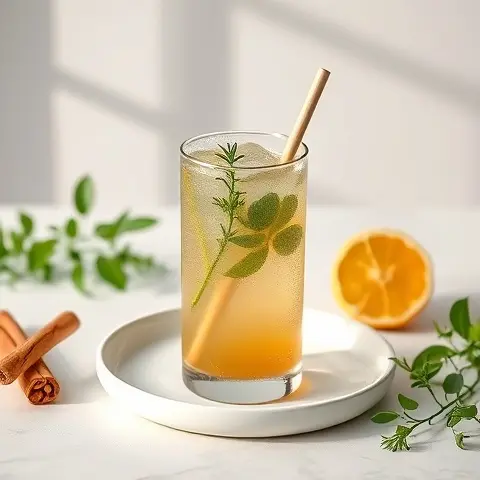 Green Apple Cider Vinegar and Cinnamon Tonic
