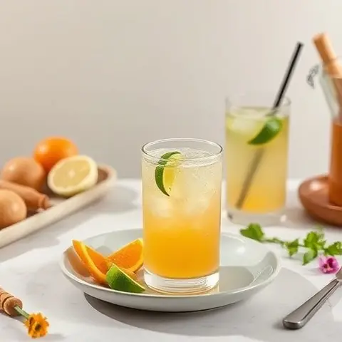 Refreshing Ginger-Lime Tepache