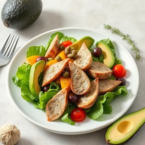 Sardine Avocado Salad with Capers