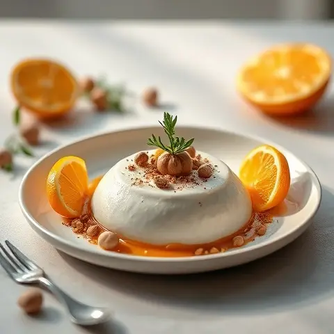 Nutty Hazelnut Orange Panna Cotta: A Delightful Dessert