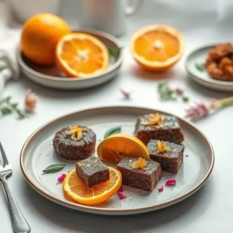 Nutritious Orange-Cacao Slices