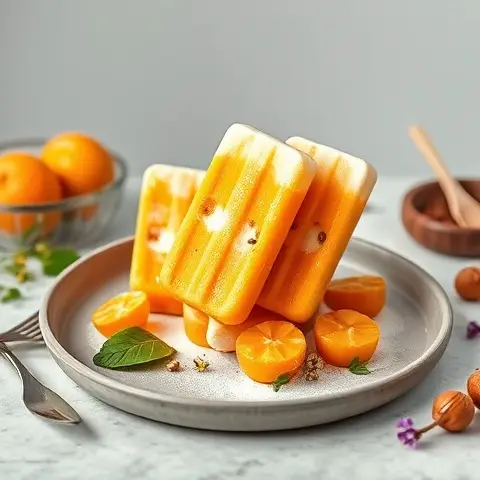 Apricot Yogurt Calcium Pops