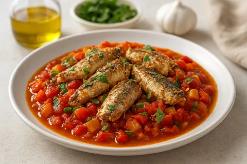 Sardine Shakshuka - A Nutritious Dinner Delight