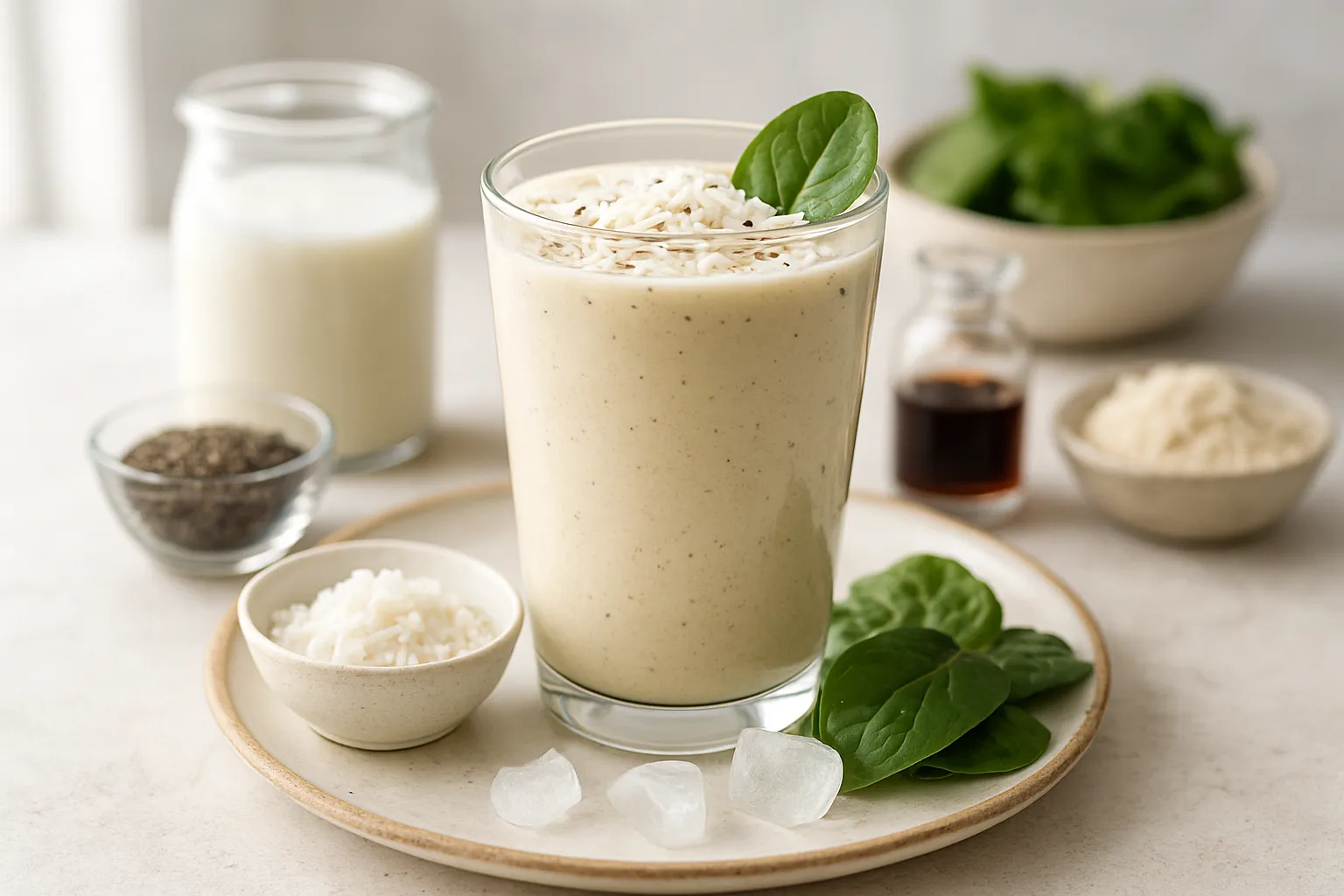 Vanilla-Coconut Recovery Shake (No Sugar)