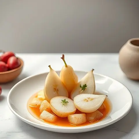Lightly Stewed Snow Pears with Rock Sugar