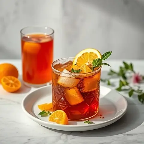 Rooibos and Rooibos-Spiced Citrus Iced Tea