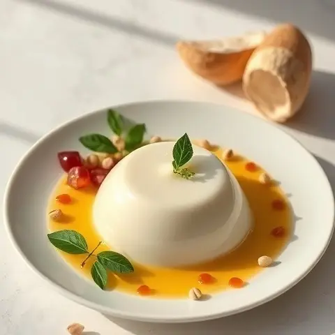 Sugar-Free Cardamom Coconut Panna Cotta