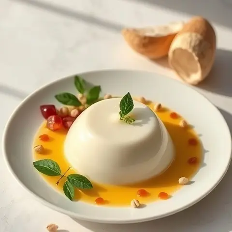 Sugar-Free Cardamom Coconut Panna Cotta