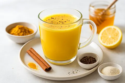 Collagen Spiced Turmeric Tea with Black Pepper
