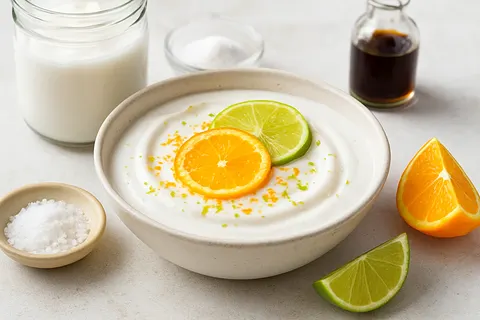 Coconut Yoghurt with Citrus Zest
