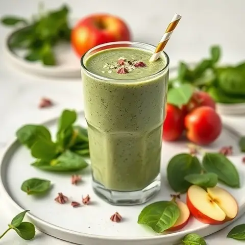 Apple Spinach Gentle Greens Smoothie