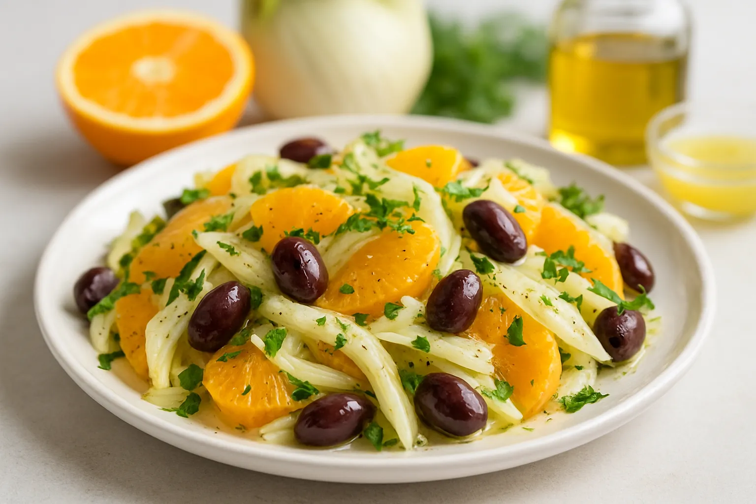 Fennel, Orange & Olive Salad