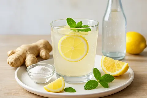 Collagen Ginger-Lemon Sparkling Water