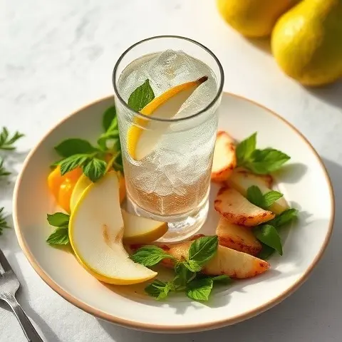 Pear-Infused Sparkling Water