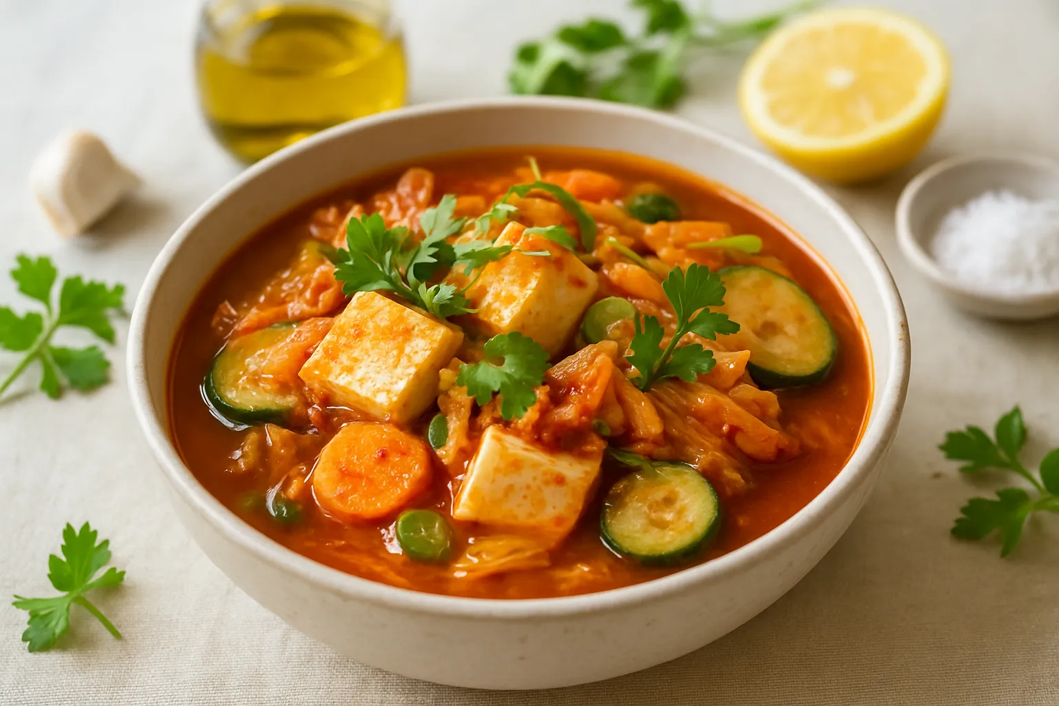 Kimchi Tofu Stew