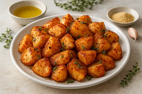 Roasted Spiced Turnips with Thyme