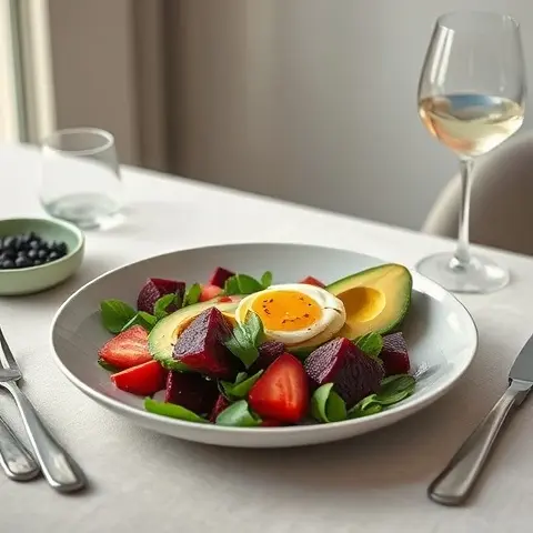 Beetroot & Avocado Breakfast Salad