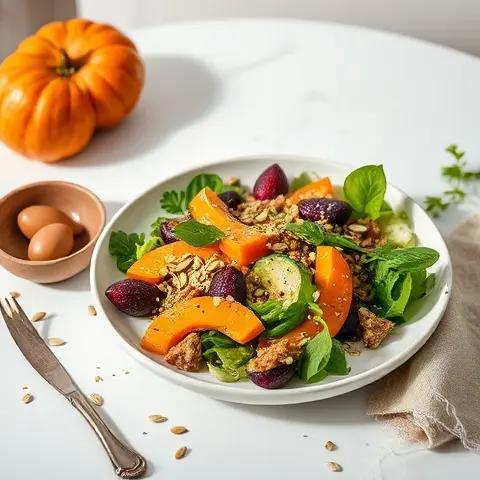 Spiced Pumpkin Seed-Free Crunchy Salad