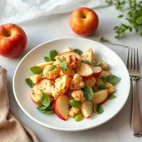 Roasted Cauliflower, Apple & Celery Salad