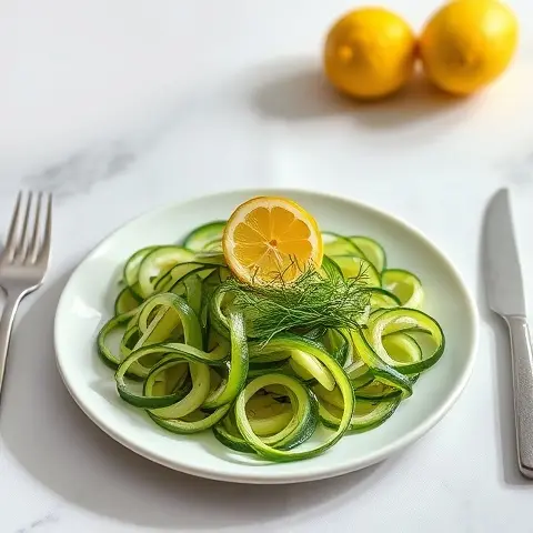 Lemon-Dill Cucumber Ribbon Salad