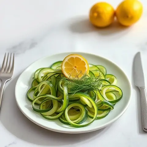 Lemon-Dill Cucumber Ribbon Salad