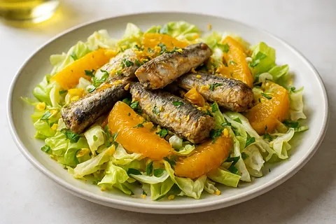 Sardine, Endive & Orange Zest Salad