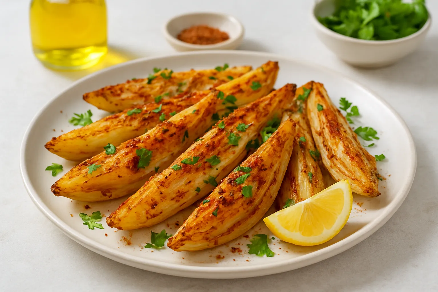 Chili-Herb Roasted Endive Spears